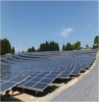 太陽光発電工事の写真